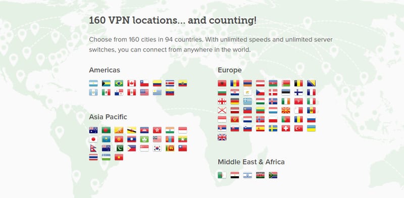 ExpressVPN Server Locations