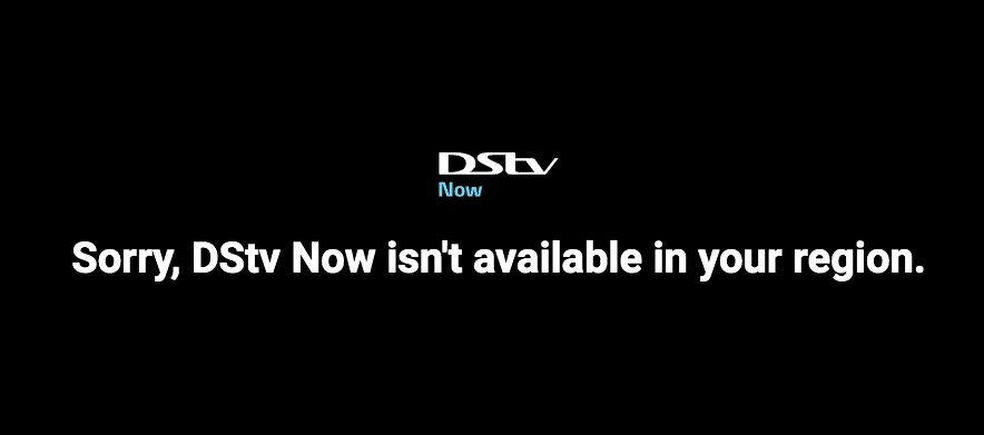 DSTV Error