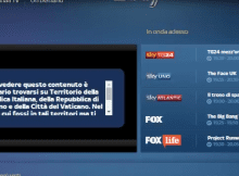 Unblock and watch Sky Go Italia outside Italy using VPN