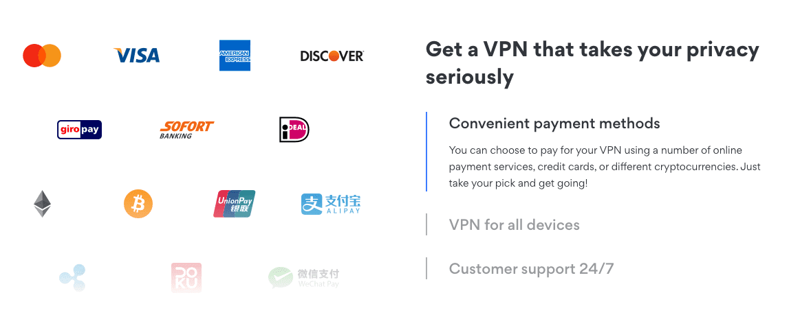 Payment NordVPN