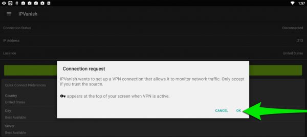 Setup VPN connection on Android TV Box