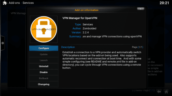 How to Install VPN Manager on Kodi