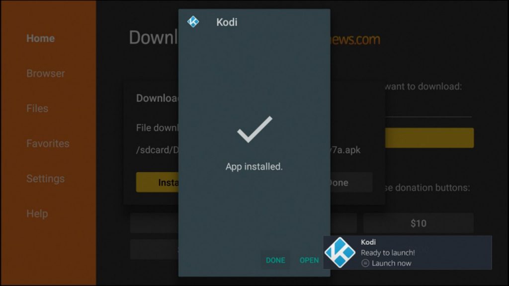 Kodi Installed Downloader