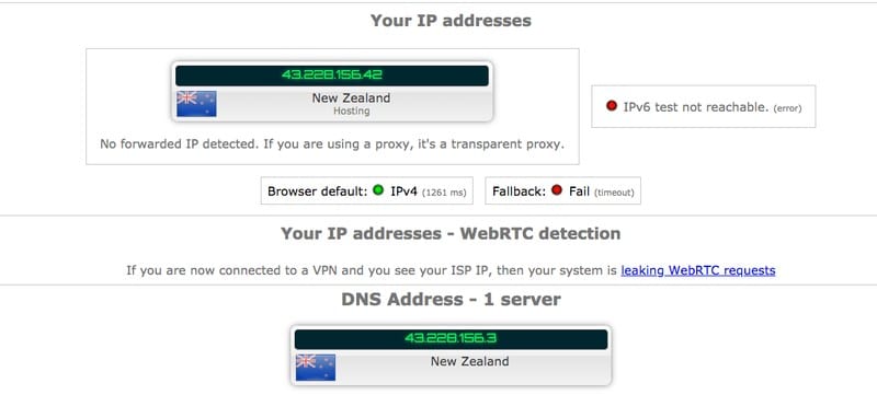 DNS Leak Ivacy