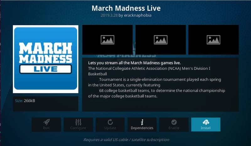 Install March Madness Live