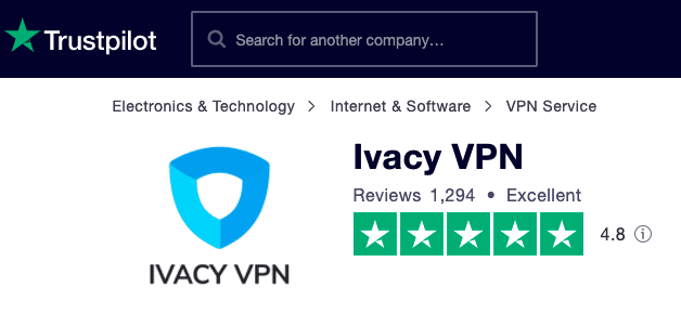 Ivacy Trustpilot