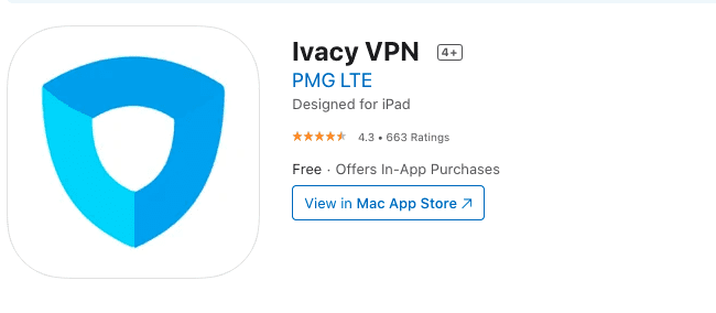 Ivacy VPN App Store