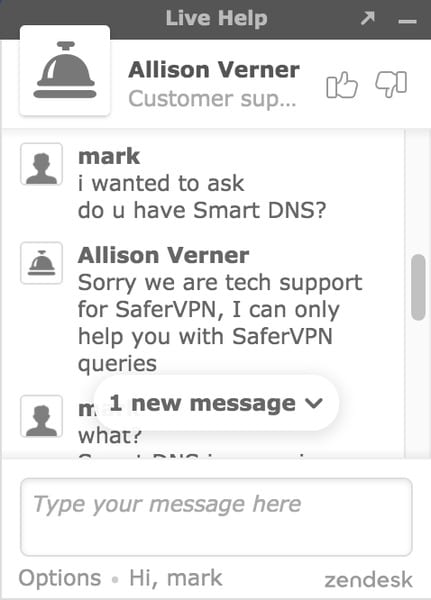 SaferVPN Smart DNS 1