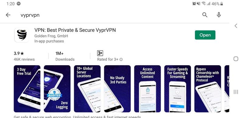 VyprVPN Play Store