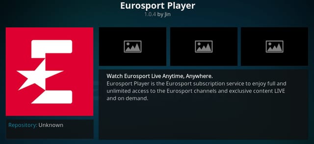 How to Install Eurosport Player on Kodi