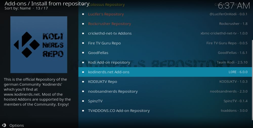 KodiNerds Repository