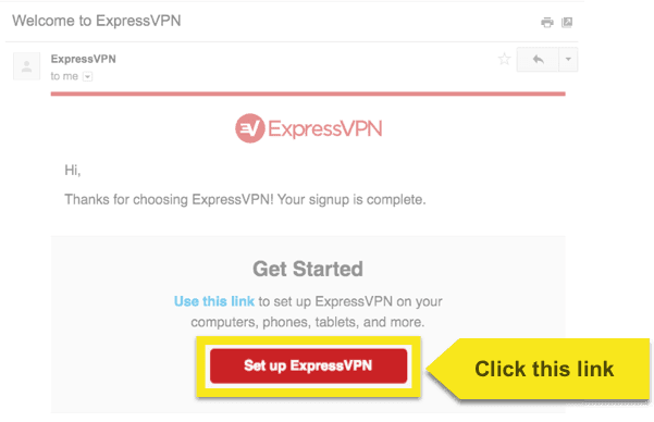 Sign into ExpressVPN