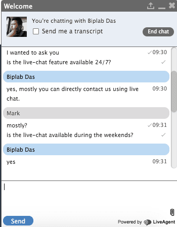 Live Chat 2 PrivateVPN