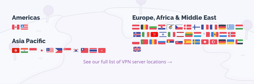 PrivateVPN Servers