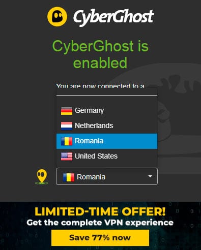CyberGhost Extensions