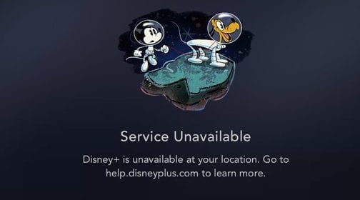 Disney Error Smart TV