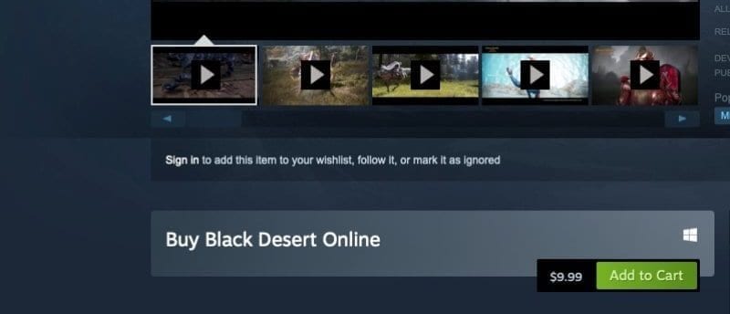 Black Desert Online Working