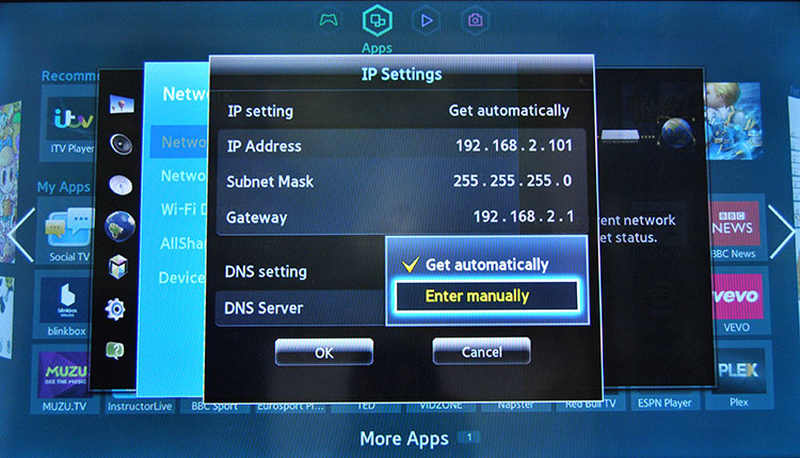 Enter Smart DNS Manually