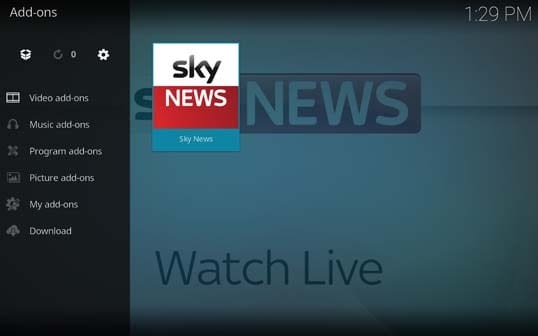 How to Install Sky News on Kodi?