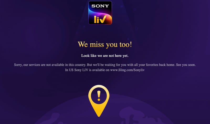 Sonyliv Error