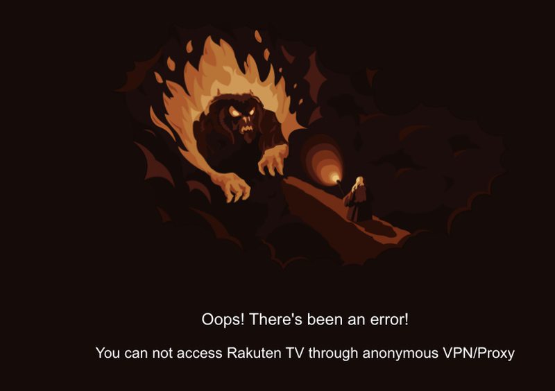 Rakuten VPN Block