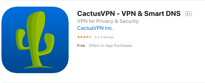 Cactus iOS Rating