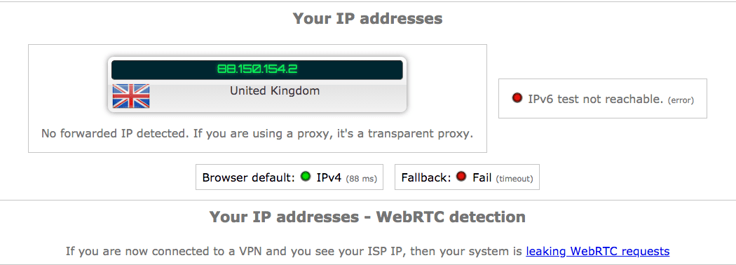 IP Leak Test