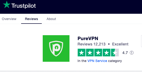 PureVPN Trustpilot