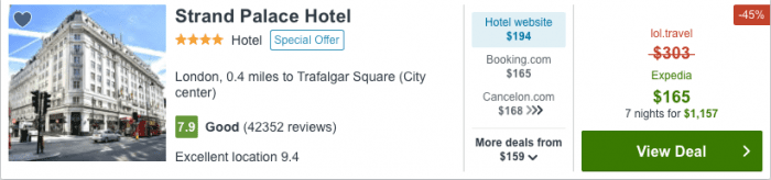 Hotel Reservation from Paris