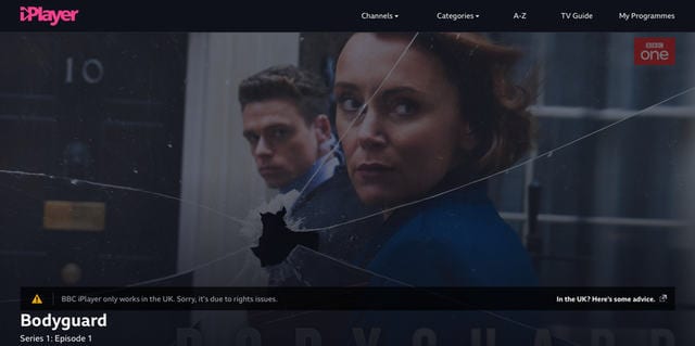 BBC iPlayer GeoBlocked
