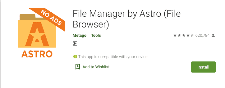 Astro File Manager