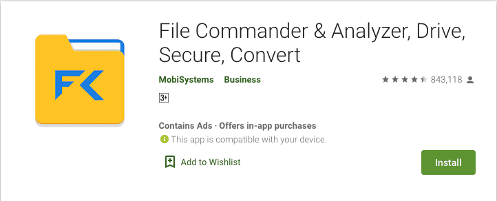 File Commander Google