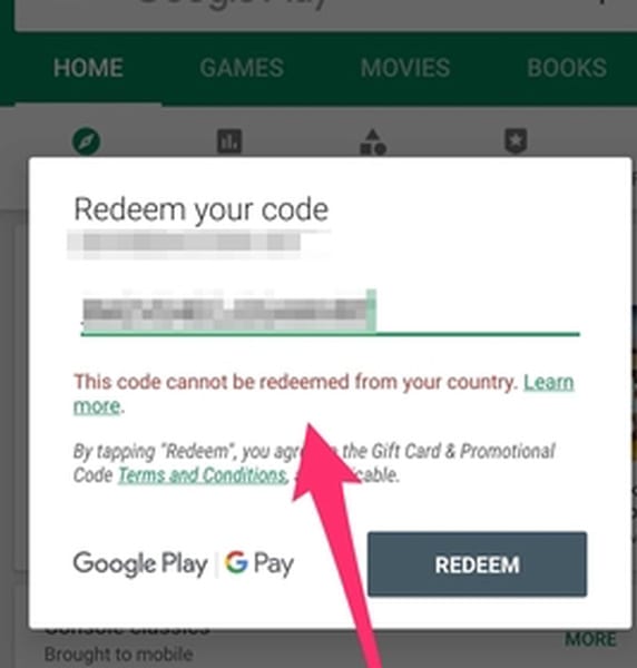 Gift Card Error We Need More Info To Redeem Your Card  Google Play  Community