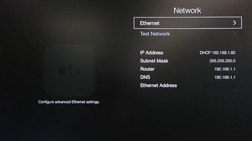 Apple TV Connection
