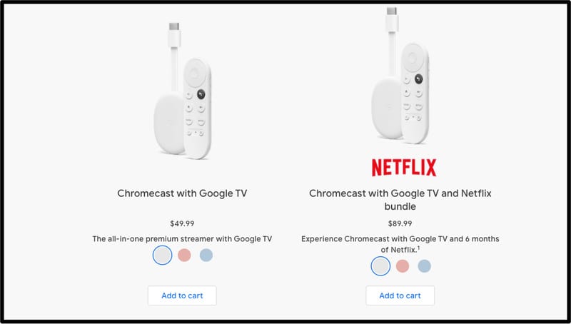 Chromecast Bundle Netflix