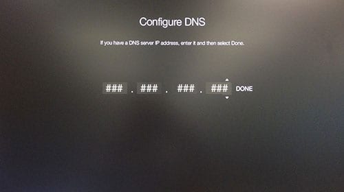 Enter DNS