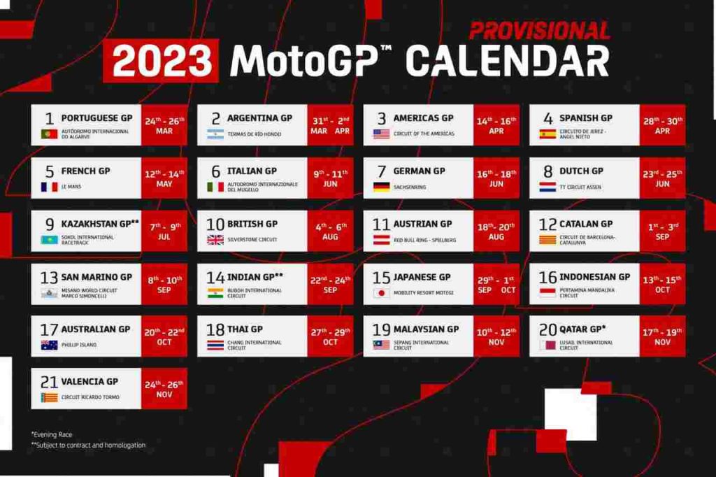 MotoGP Calendar
