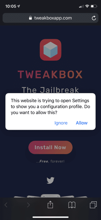 Tweakbox Allow