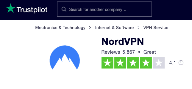 NordVPN Trustpilot