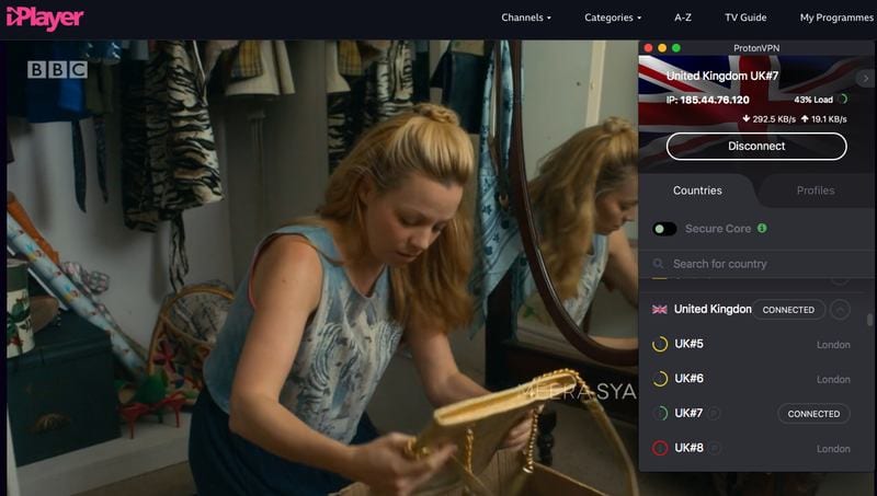 BBC iPlayer Proton