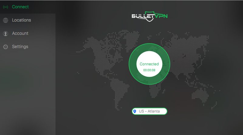 BulletVPN Connected