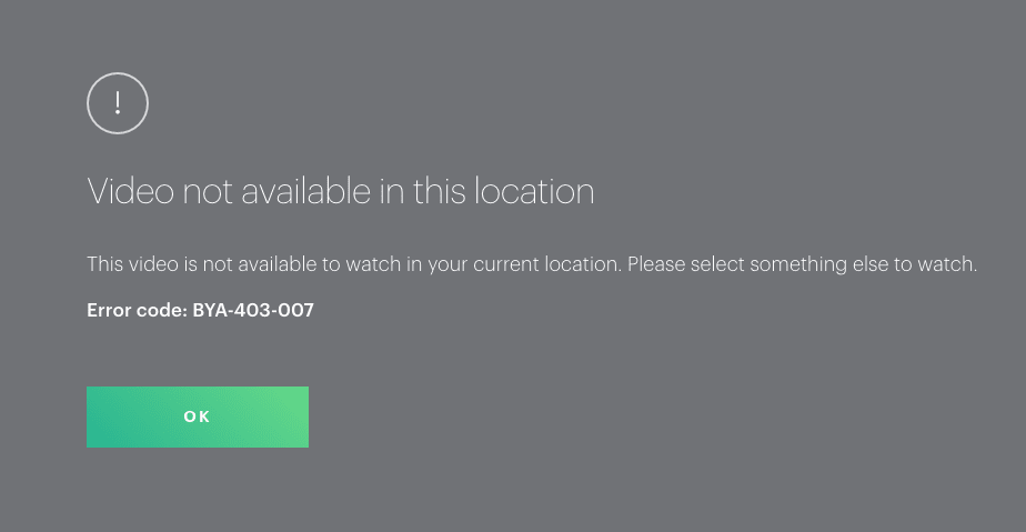 Hulu Error