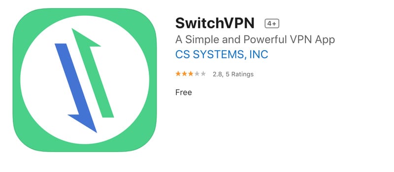 Switch VPN iOS