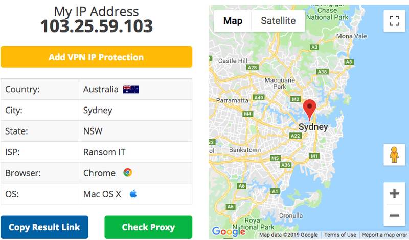 Australian IP address