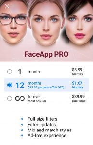 FaceApp pro