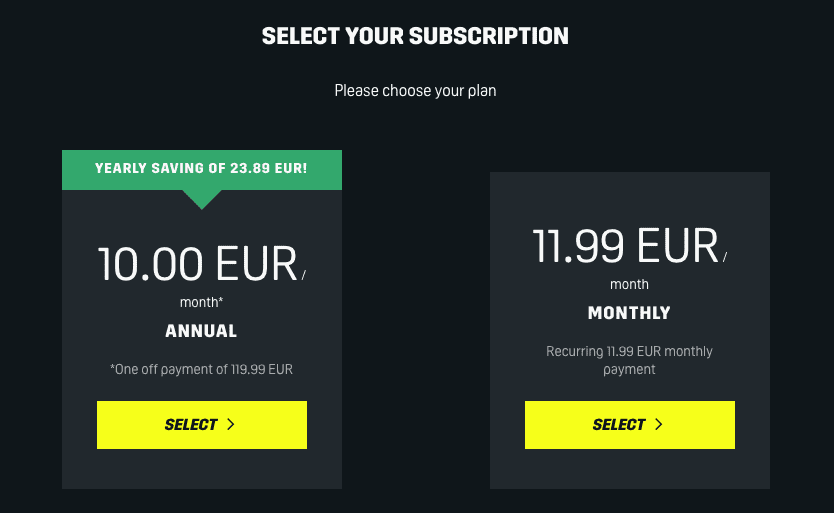 DAZN Germany Subscription