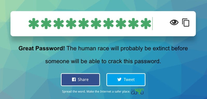 Dark Green Password