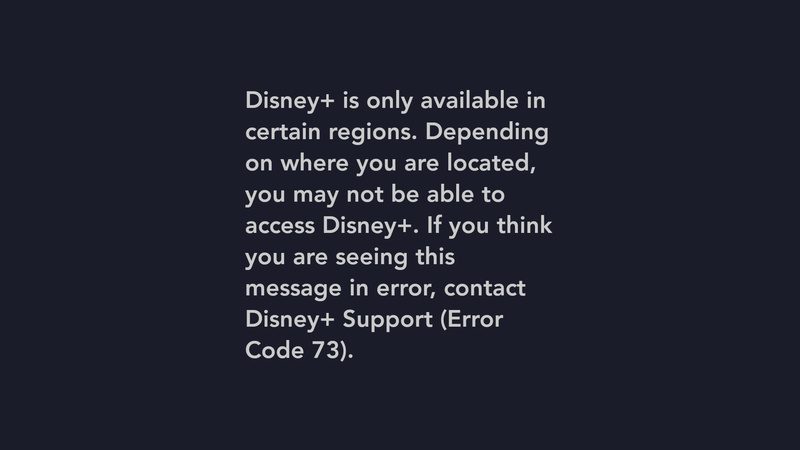 FireTV Disney+ Error