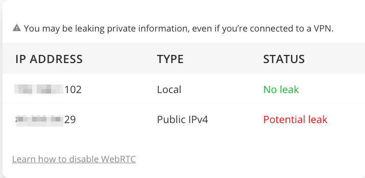 WebRTC With VPN