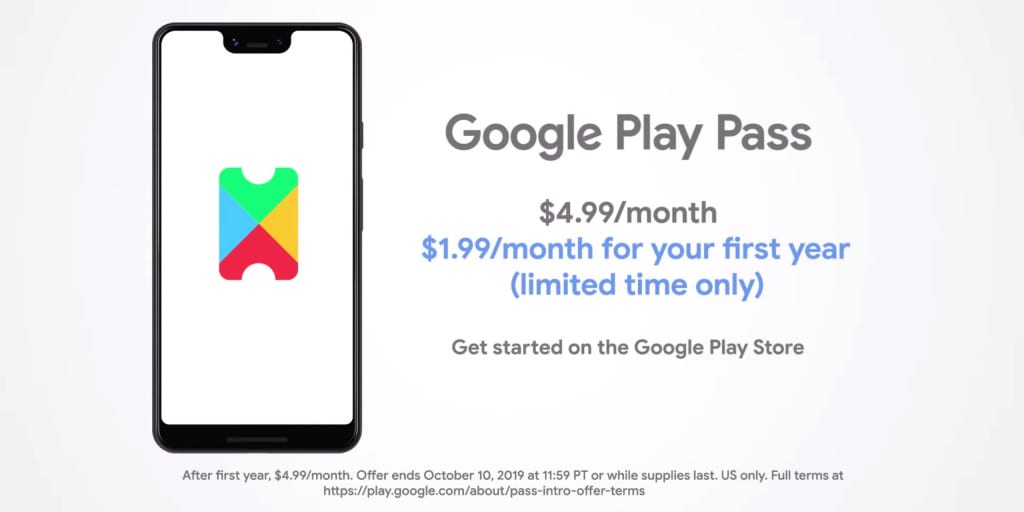 Google Play Pass detailed, gives access to hundreds of apps